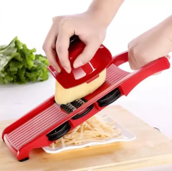 10-in-1-mandoline-multi-functional-vegetable-cutter-manual-potato-peeler-carrot-cheese-grater-dicer – 2