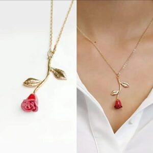 Red Rose Necklace